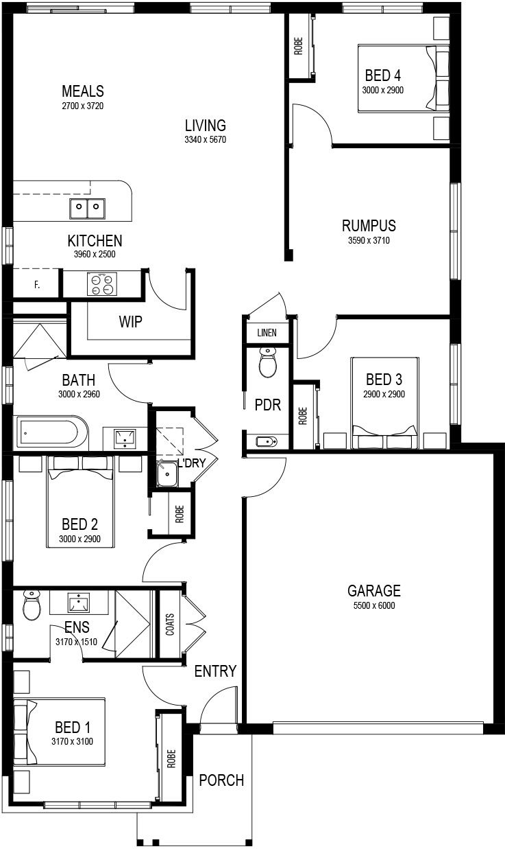 Delilah Base Floorplan