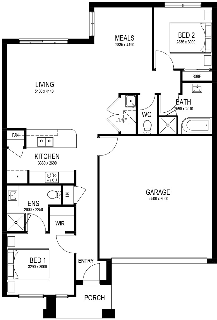 Kiara Base Floorplan