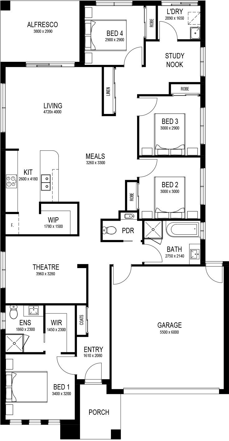 Lenny Base Floorplan