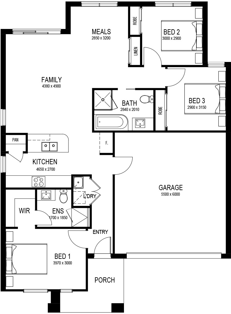 Miller Base Floorplan