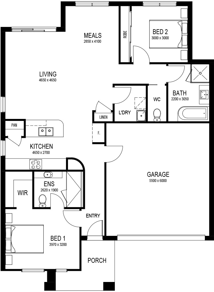 2 Bedroom