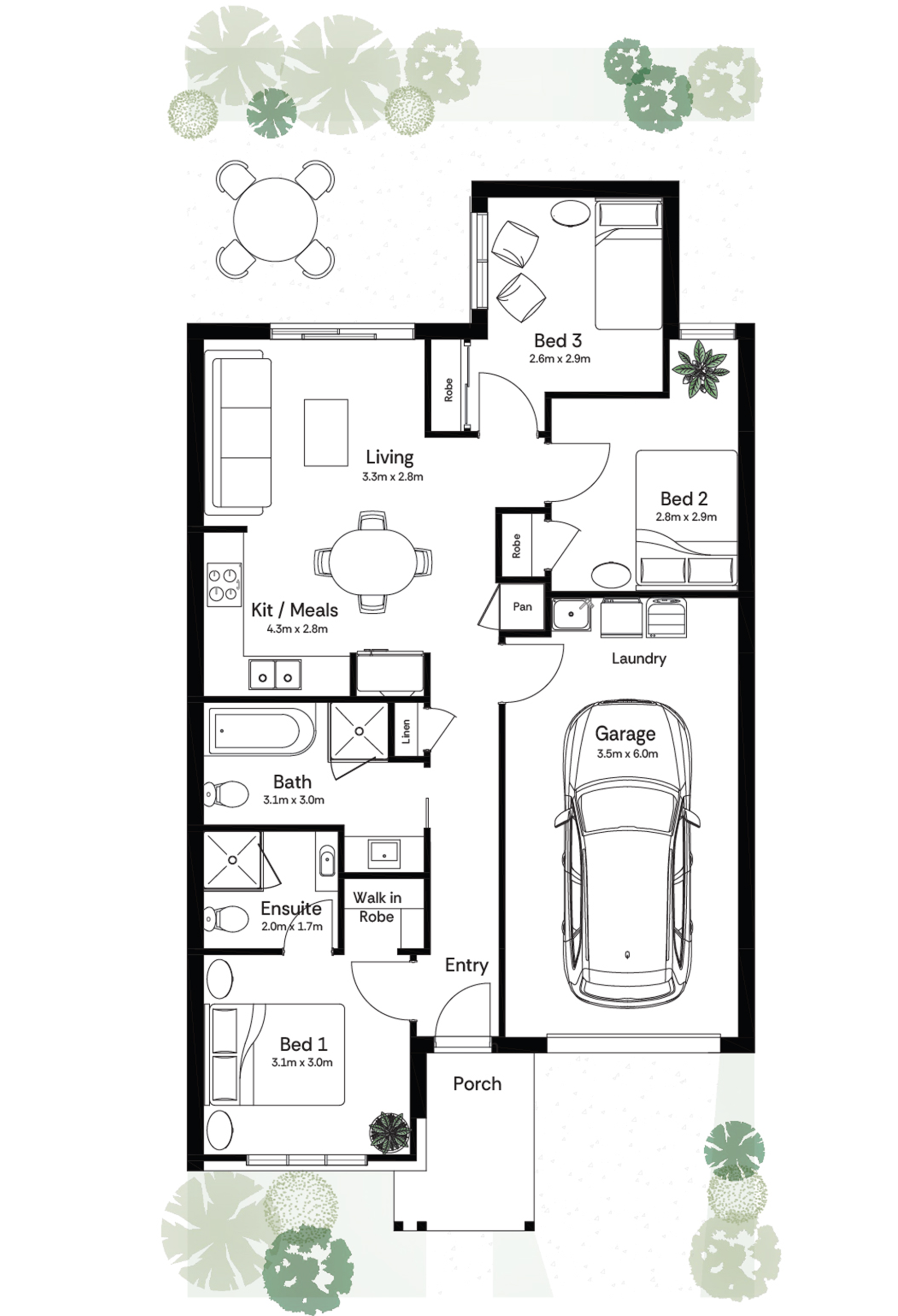 Archer Base Floorplan
