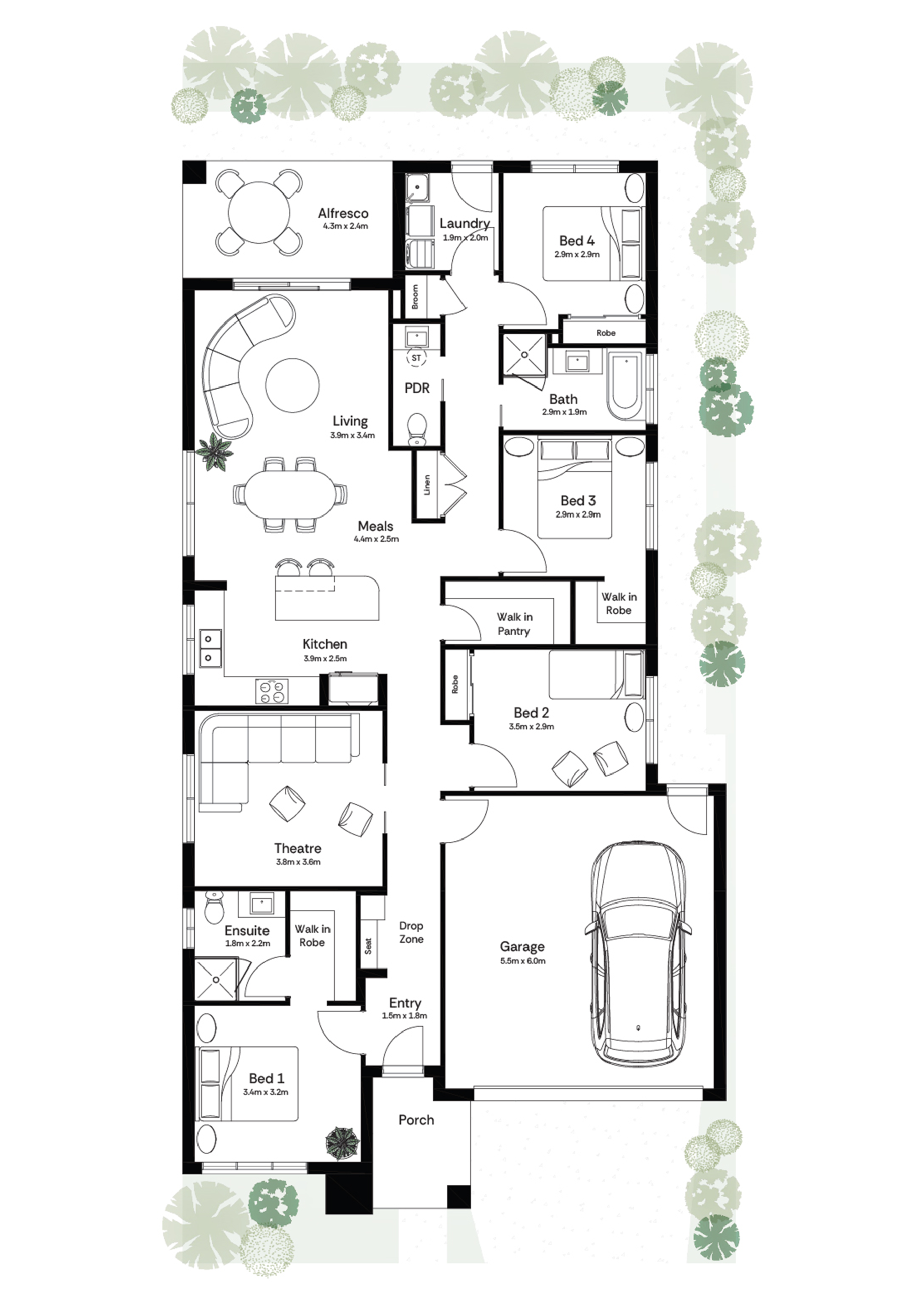 Avery Base Floorplan