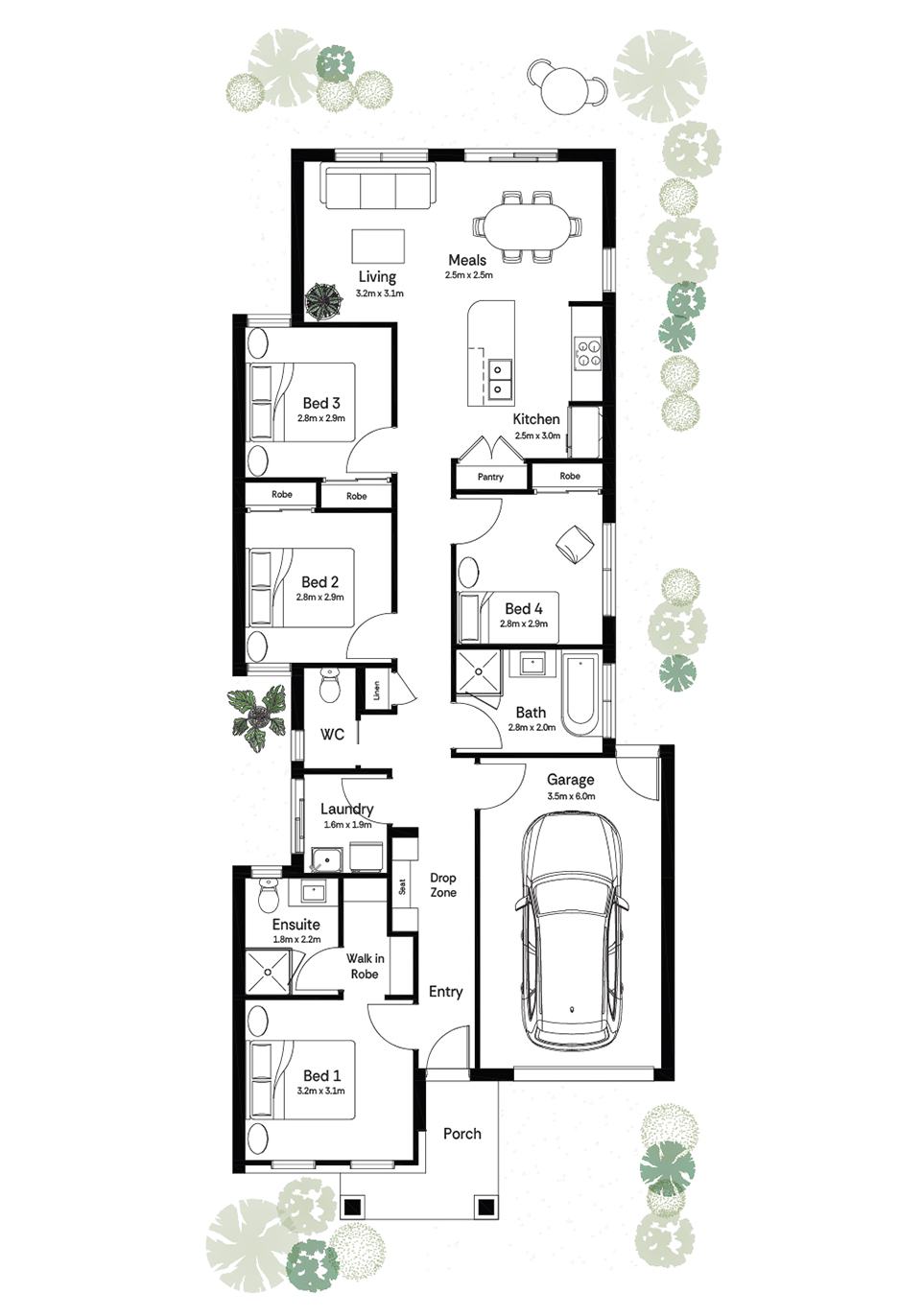 Carter Base Floorplan