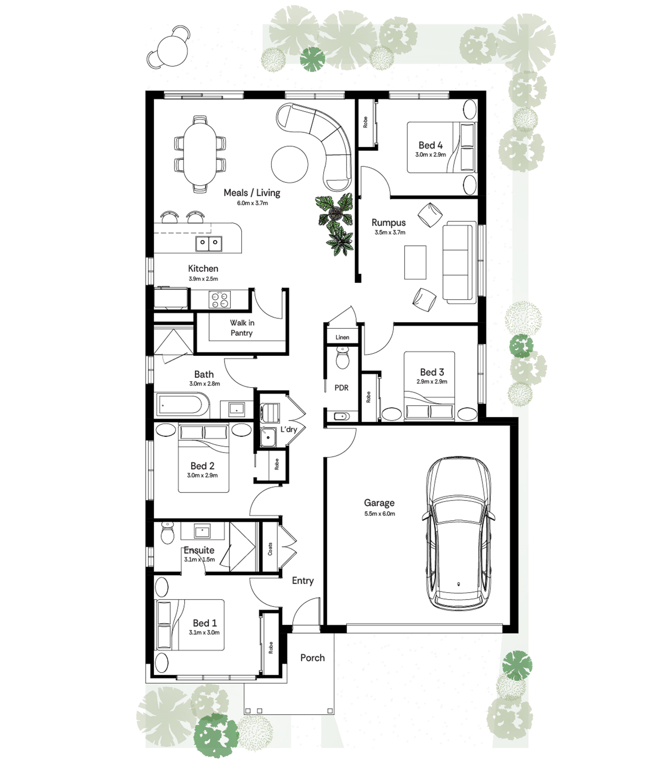 Delilah Base Floorplan