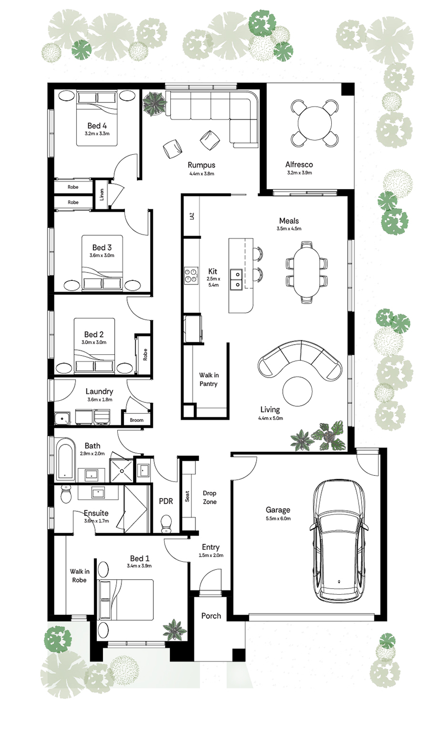 Frankie Base Floorplan
