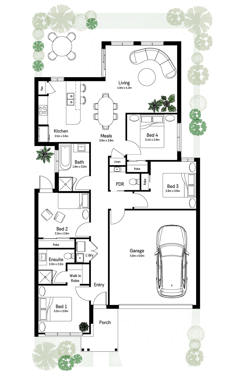 Harlow Base Floorplan