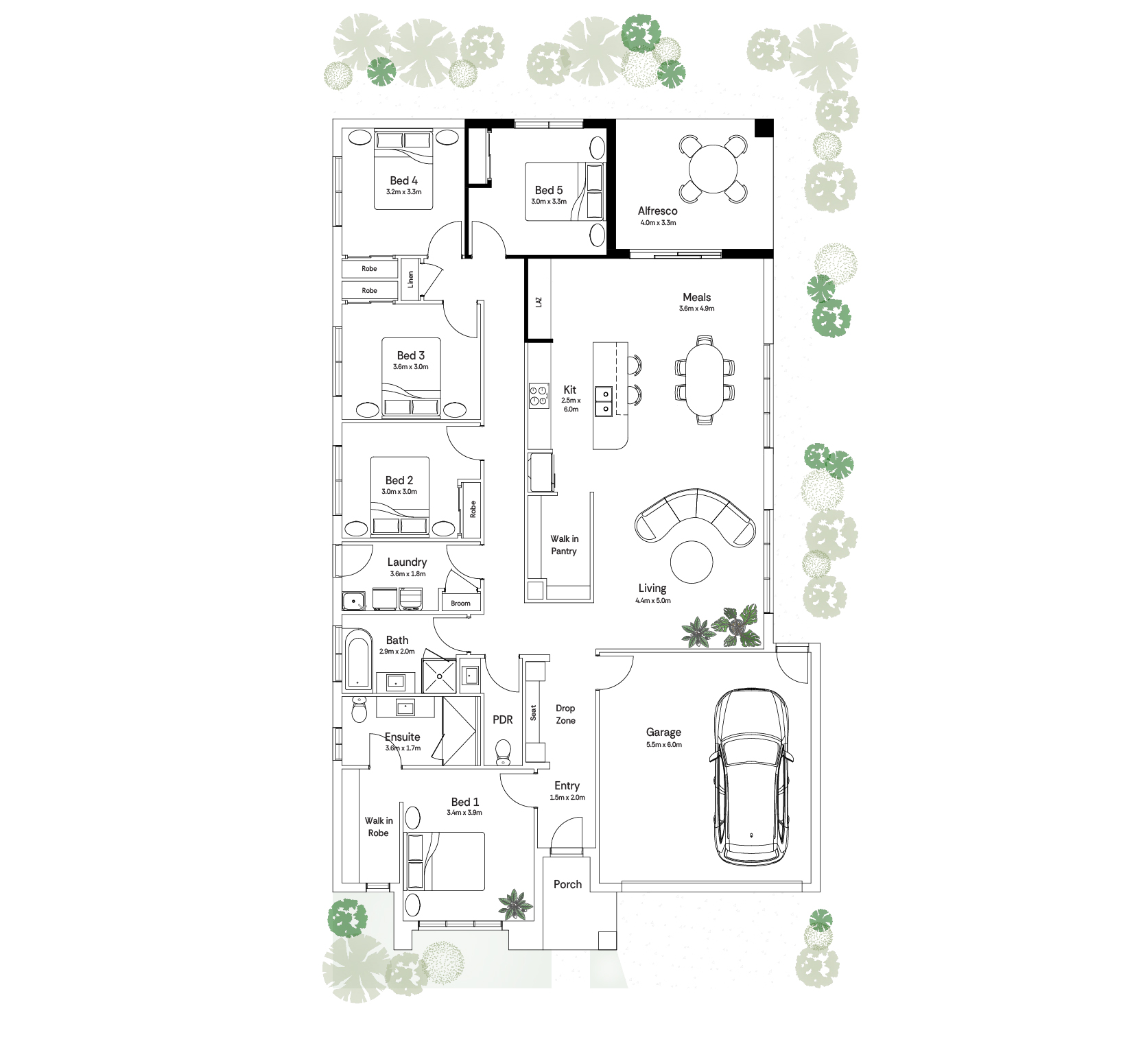 5 Bedroom