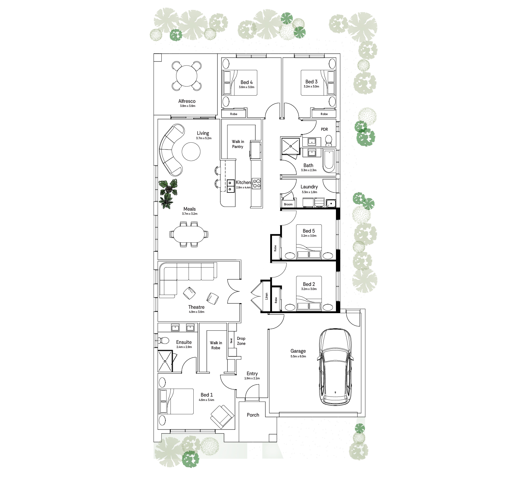 5 Bedroom