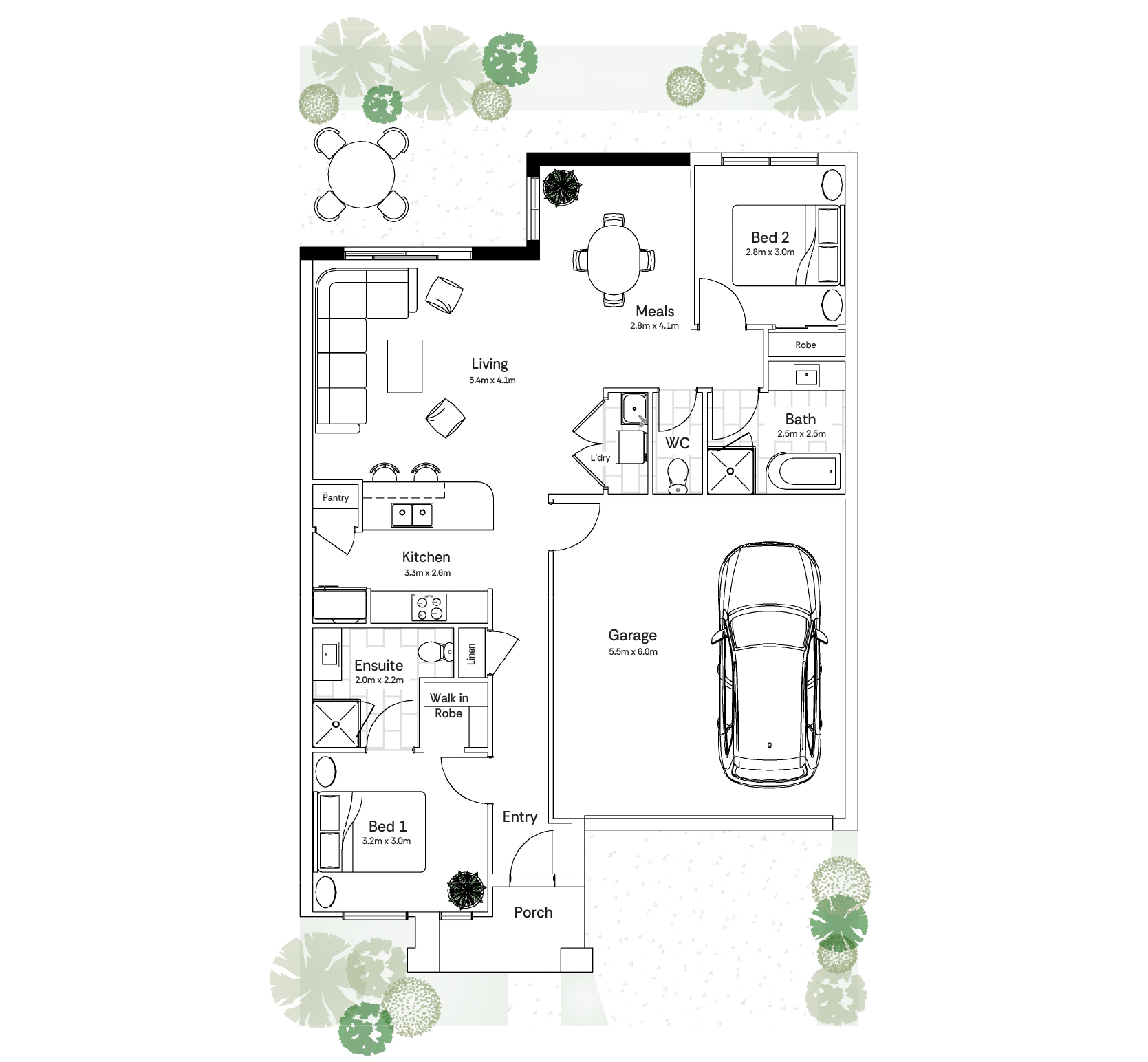 2 Bedroom