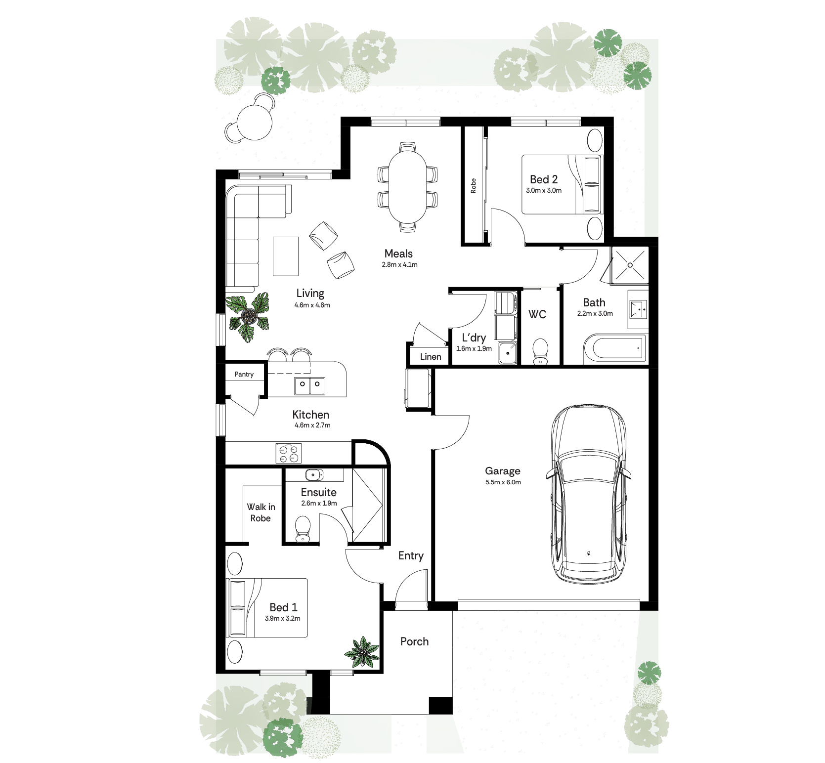 2 Bedroom