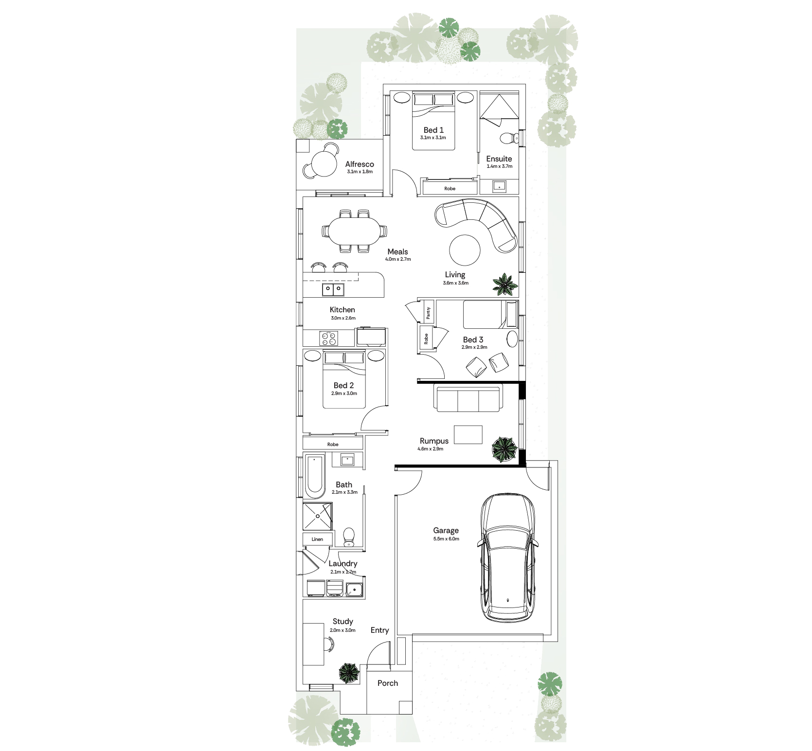 3 bedroom