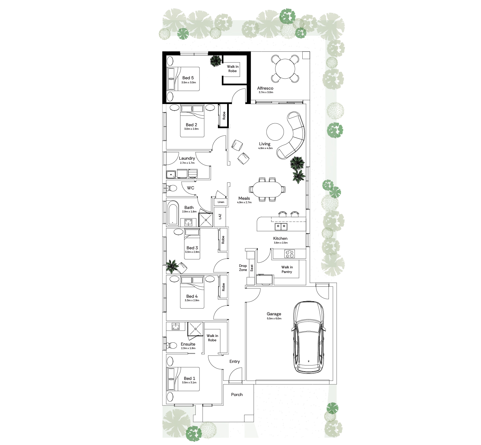 5 Bedroom
