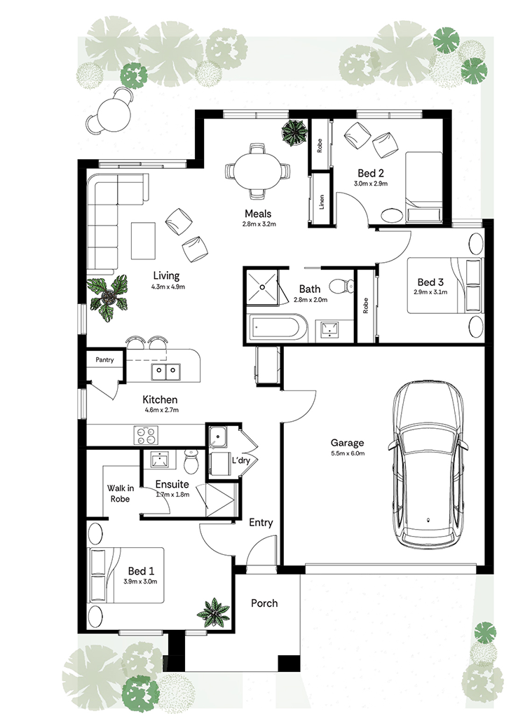Miller Base Floorplan
