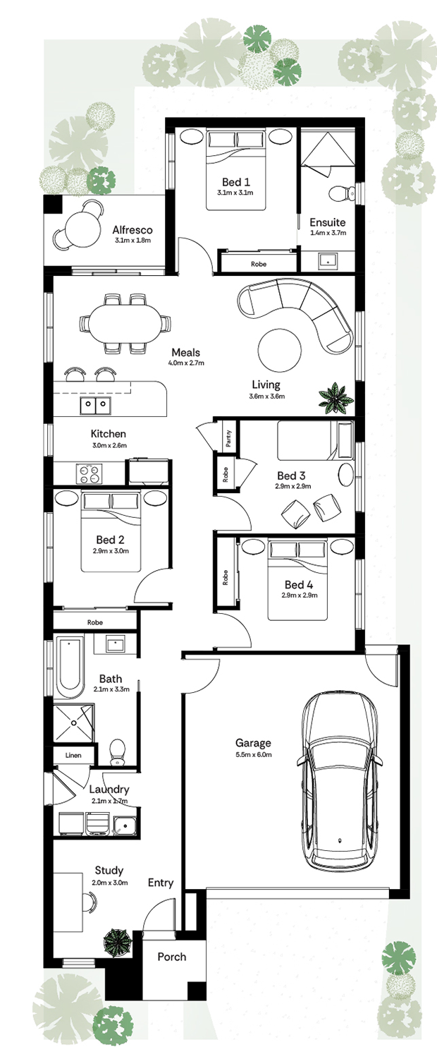 Otis Base Floorplan