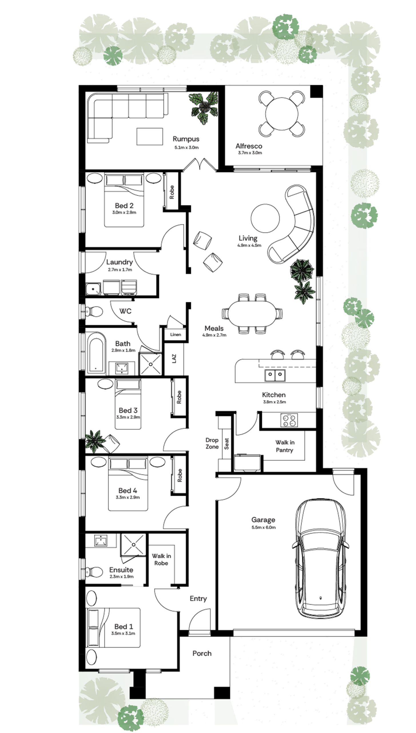 Tate Base Floorplan