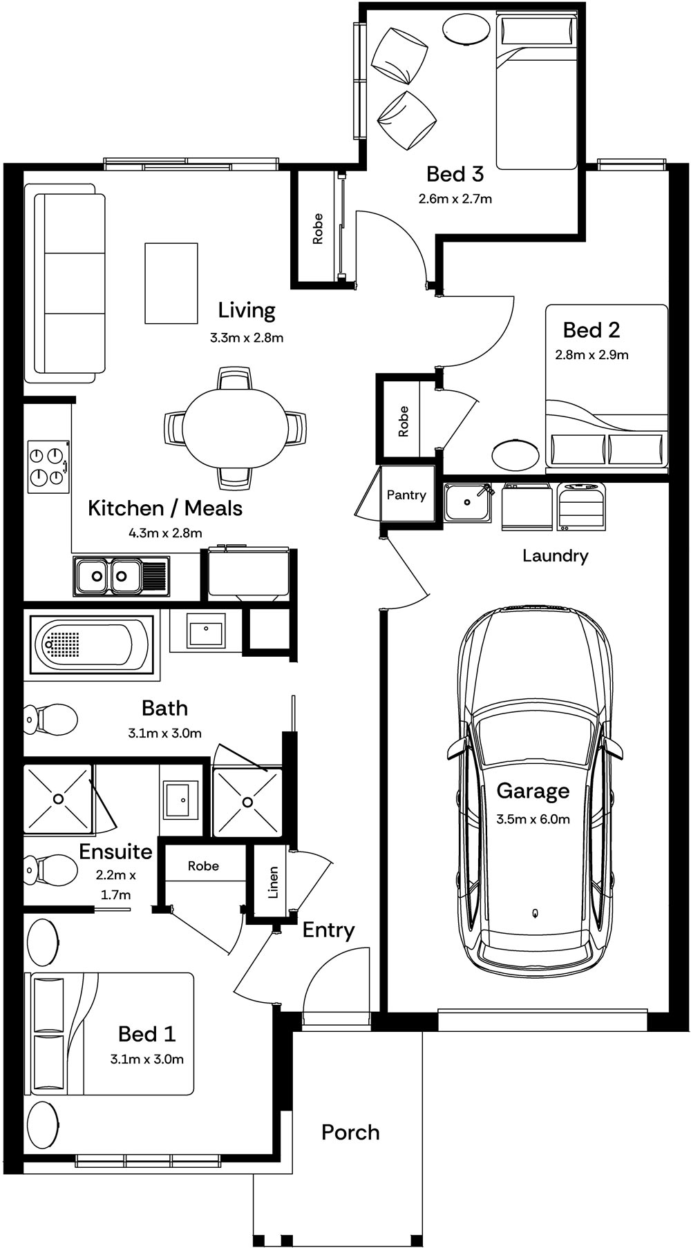 Archer Base Floorplan