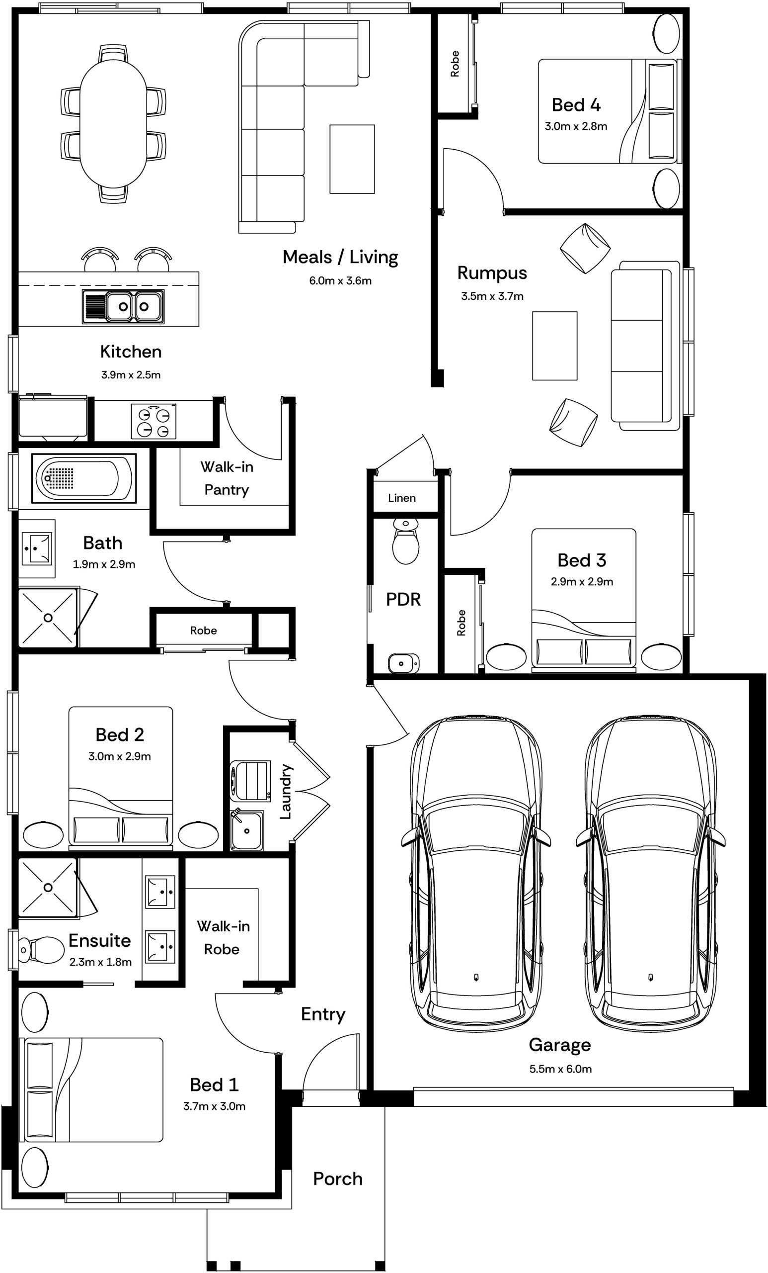 Delilah Base Floorplan