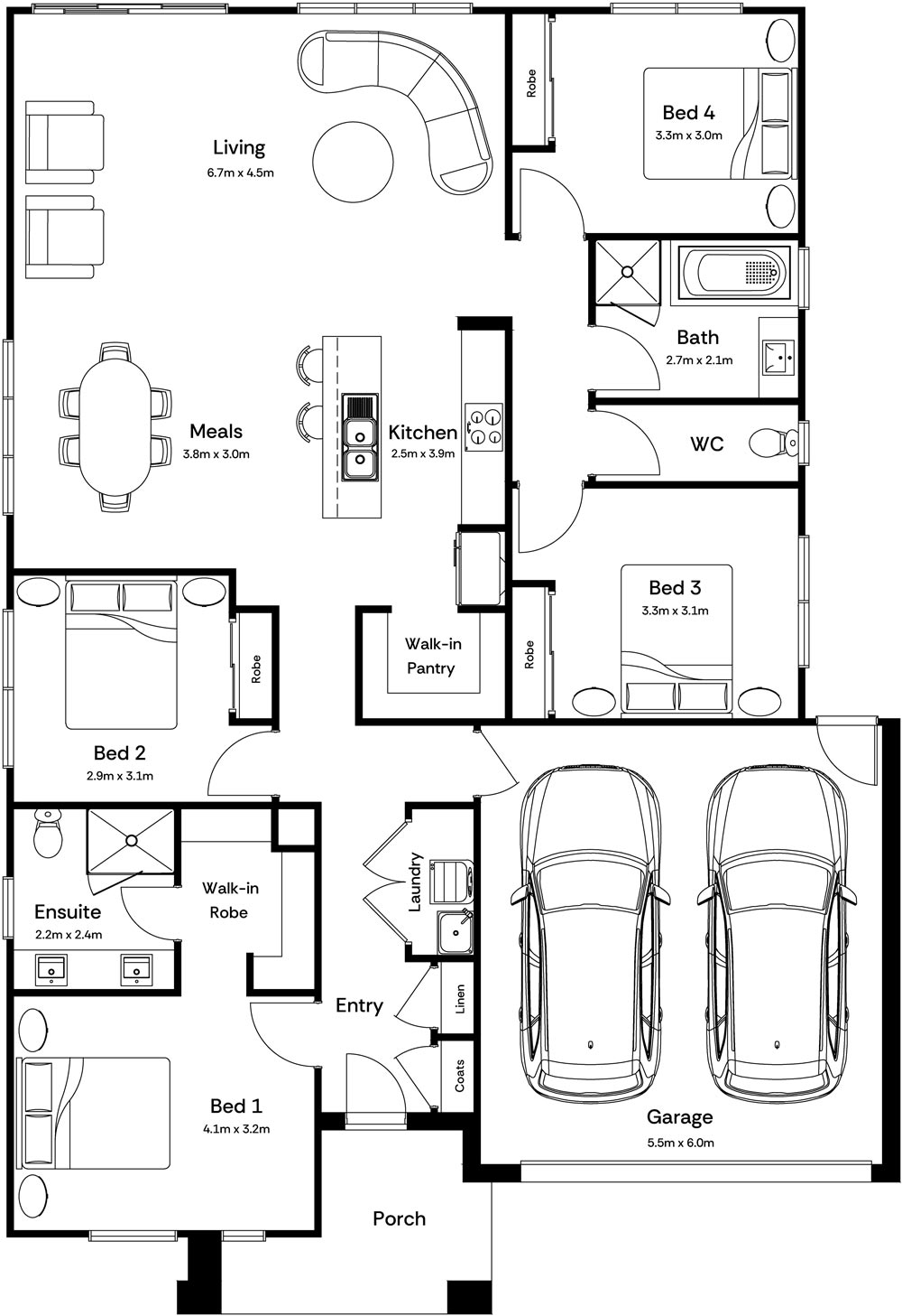 Emery Base Floorplan