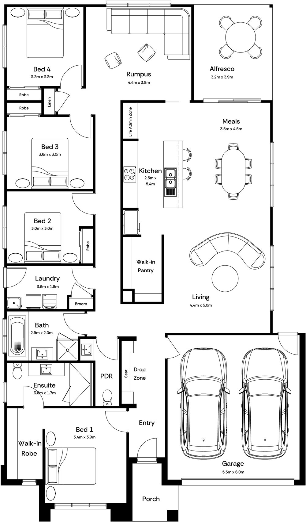 Frankie Base Floorplan
