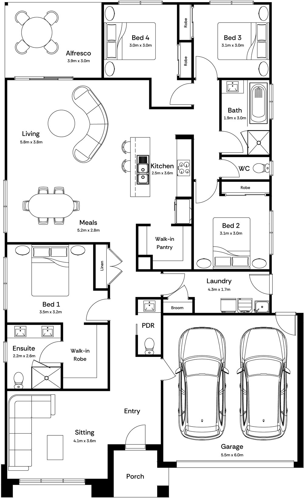 Gwen Base Floorplan