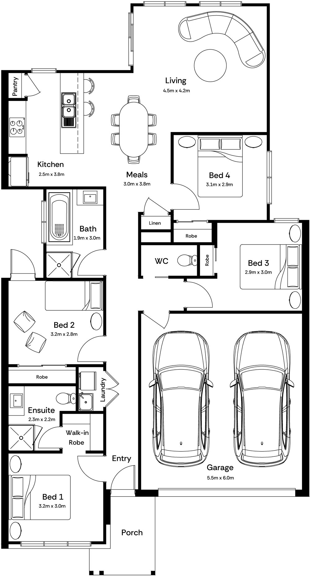 Harlow Base Floorplan