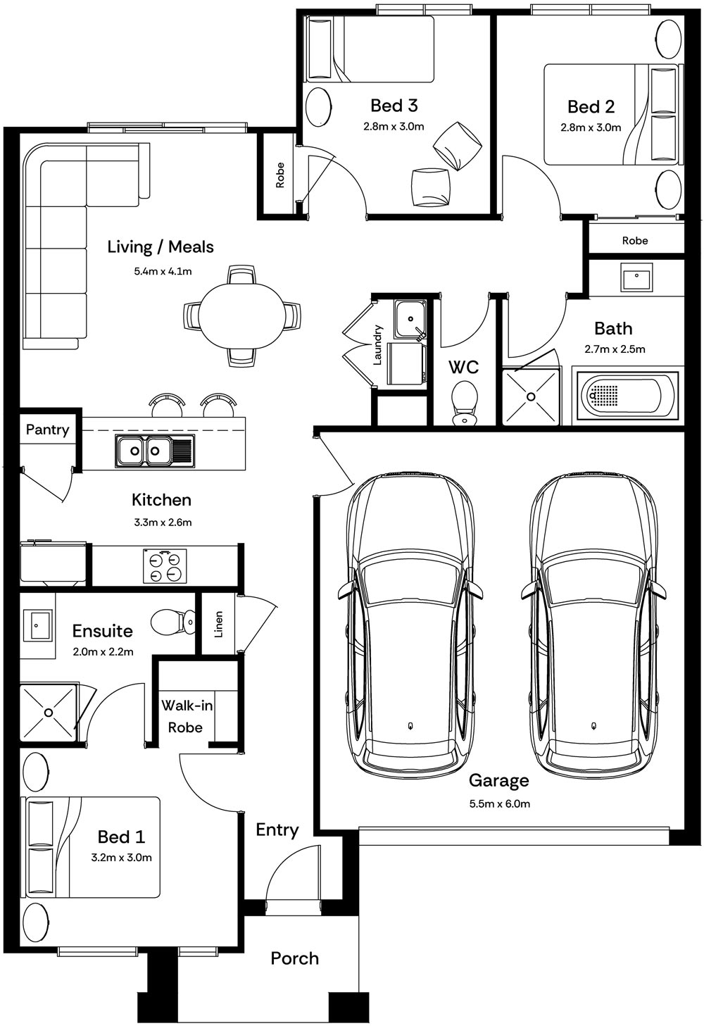 Kiara Base Floorplan