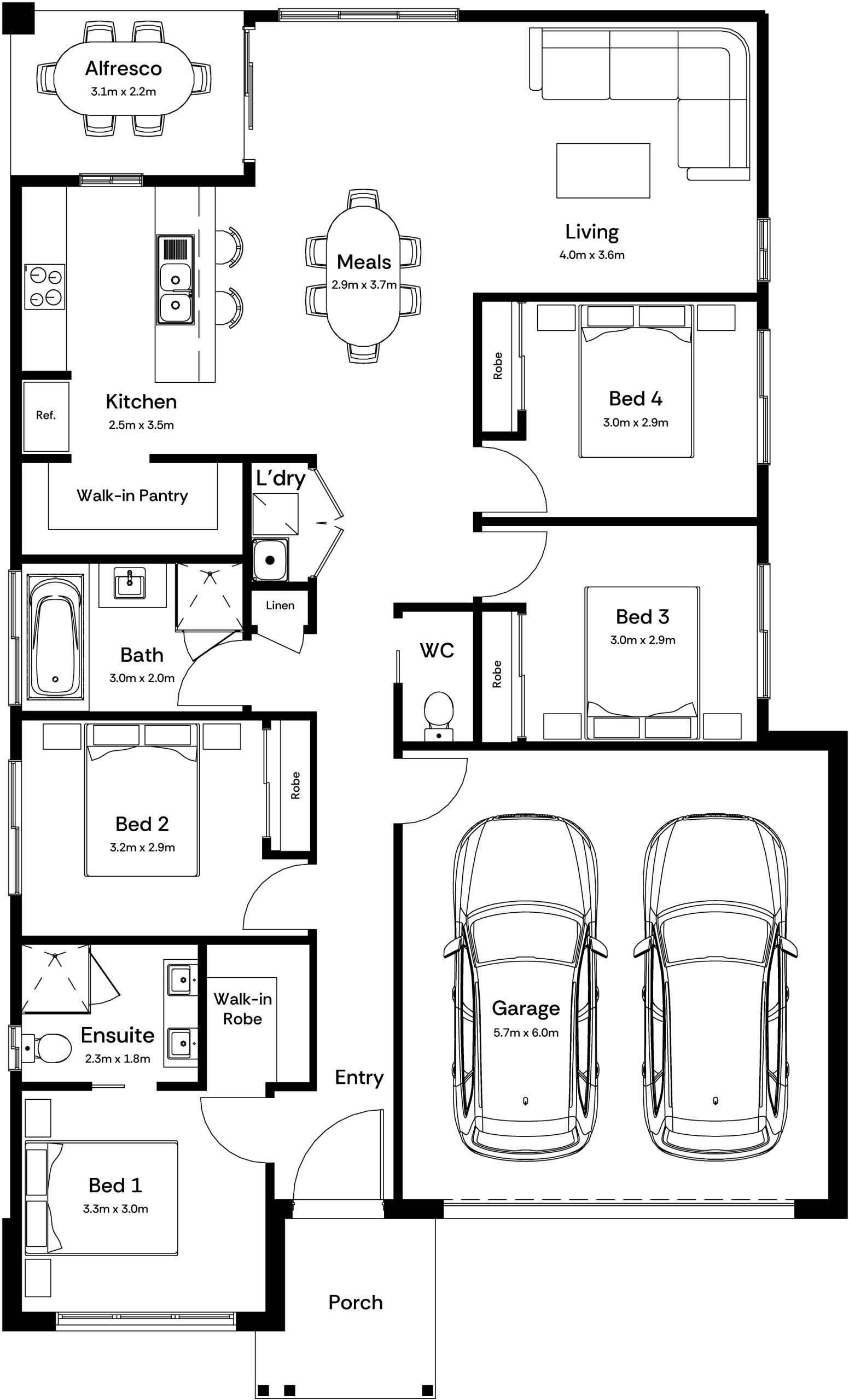 Delilah 19 Base Floorplan