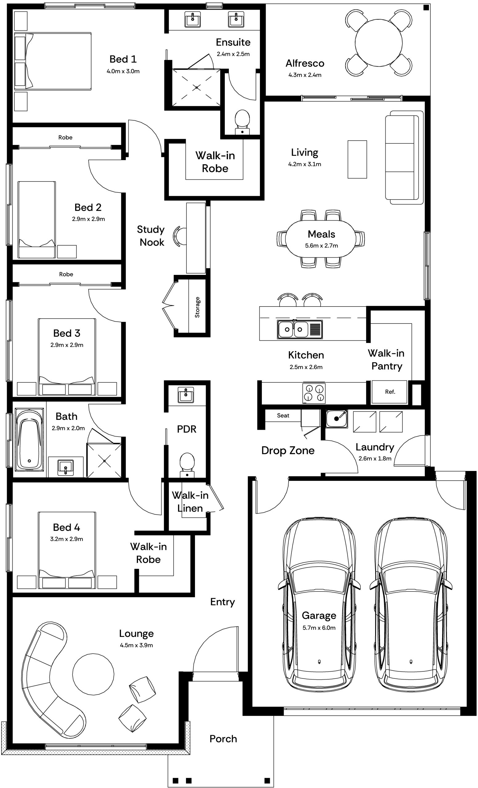 Bodhi 25 Base Floorplan