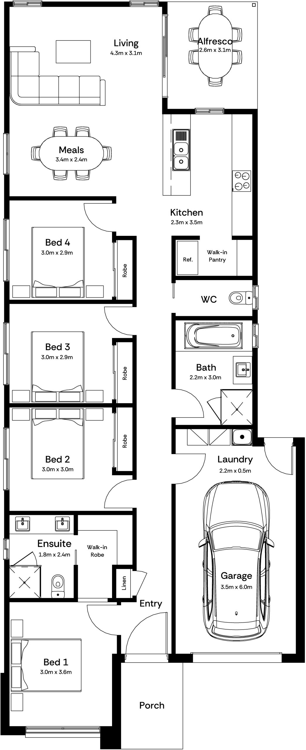 Ollie 17 Base Floorplan