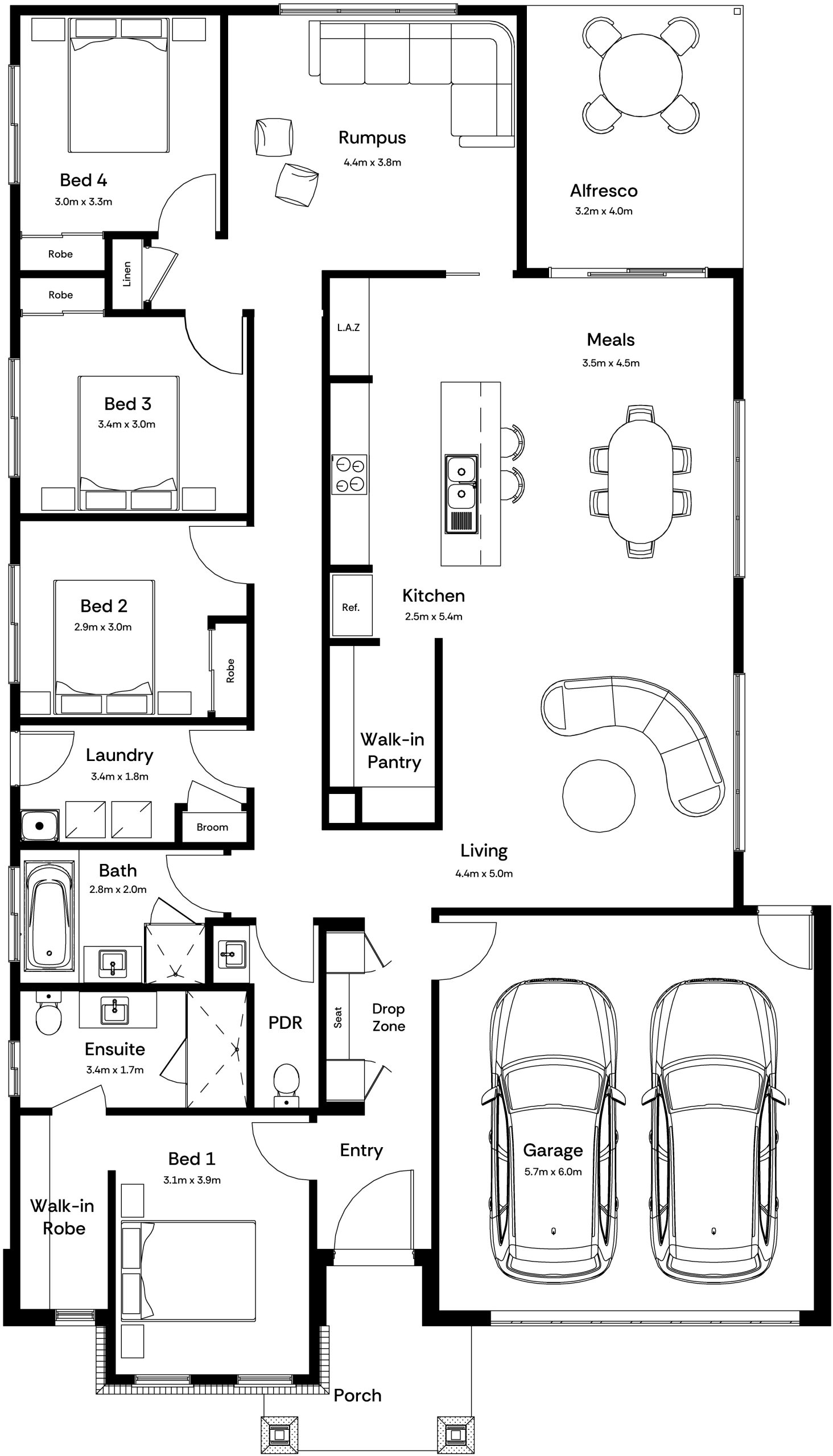 Frankie 26 Base Floorplan