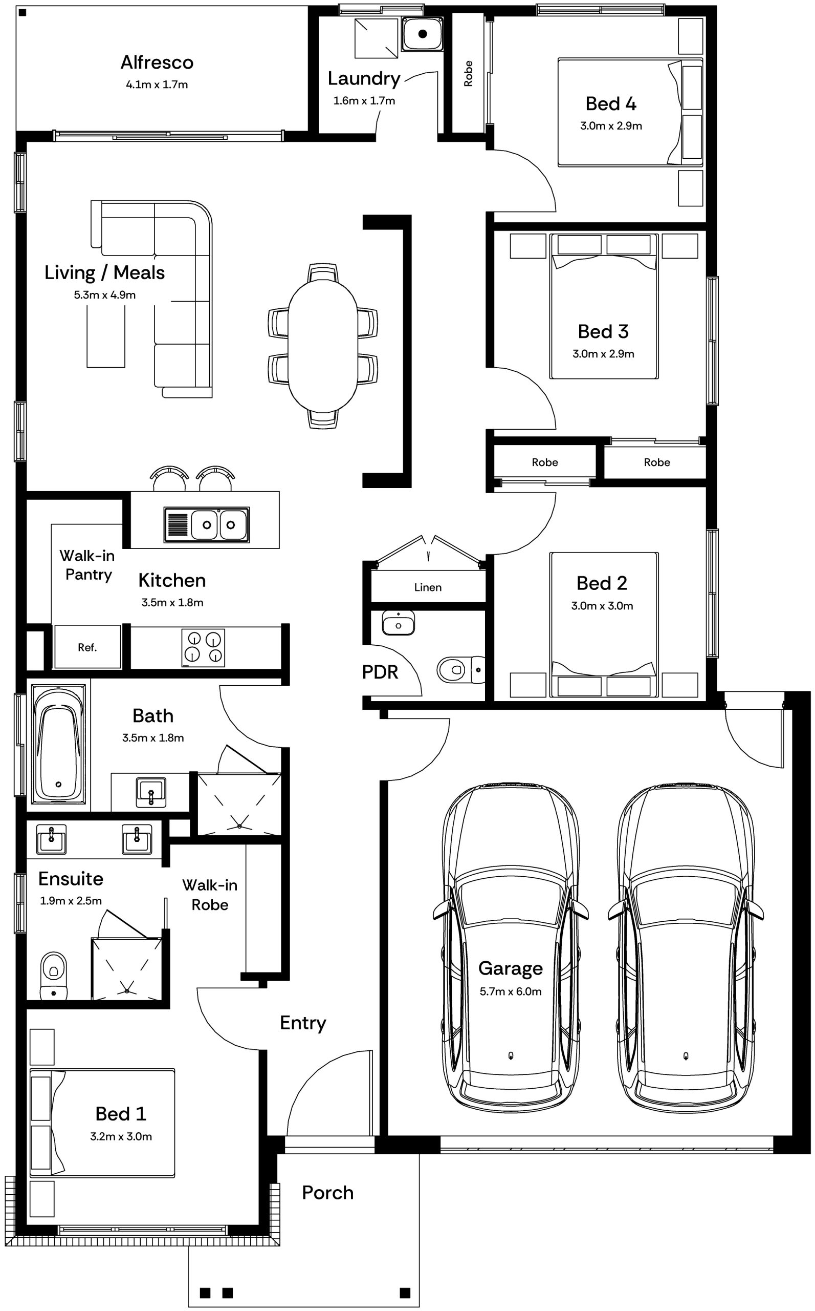 Lenny 19 Base Floorplan